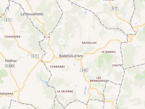 Plan de Badefols-d’Ans