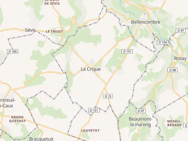 Plan de La Crique