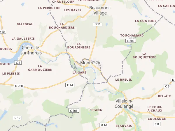 Plan de Montrésor