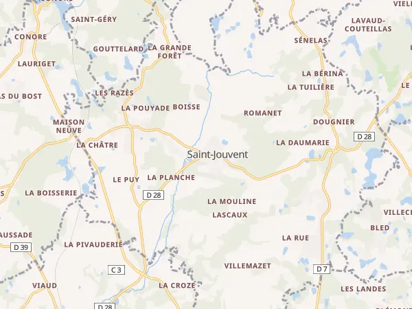 Plan de Saint-Jouvent