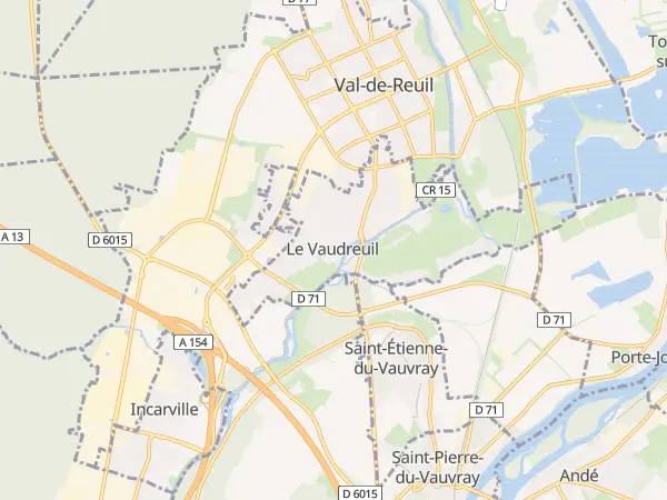 Plan du Vaudreuil