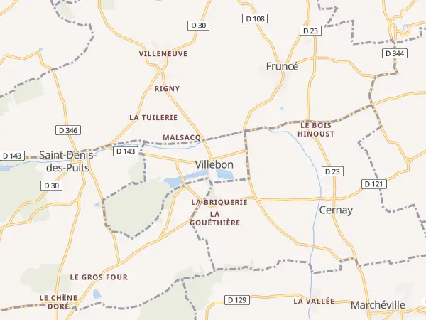 Plan de Villebon
