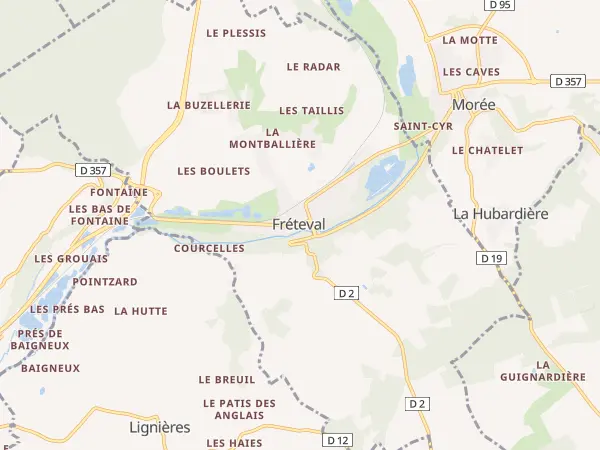 Plan de Fréteval