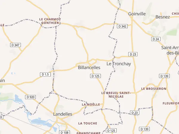 Plan de Billancelles