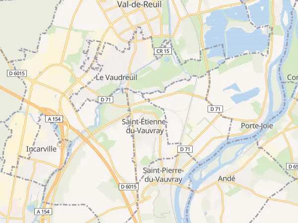 Plan de Saint-Étienne-du-Vauvray