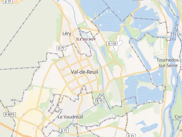 Plan de Val-de-Reuil