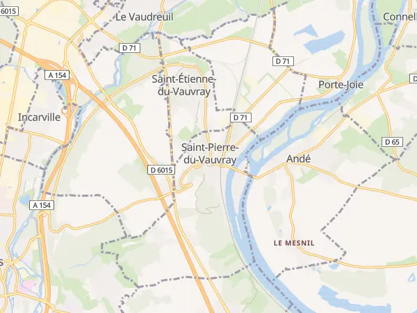 Plan de Saint-Pierre-du-Vauvray