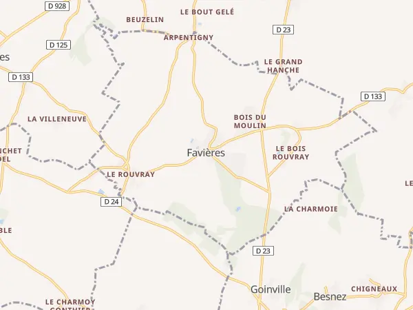 Plan de Favières