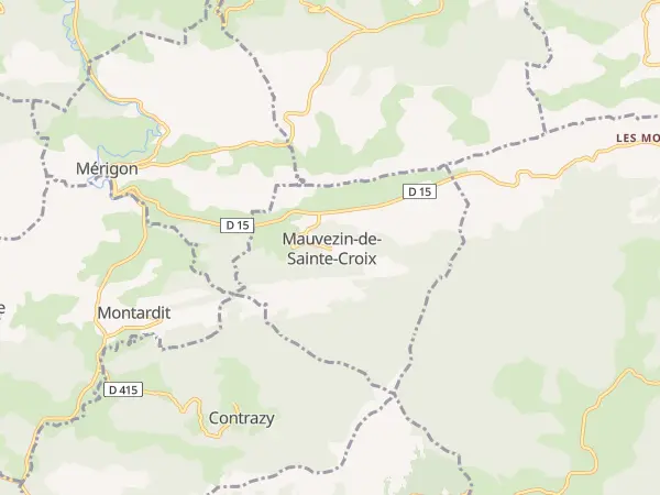Plan de Mauvezin-de-Sainte-Croix