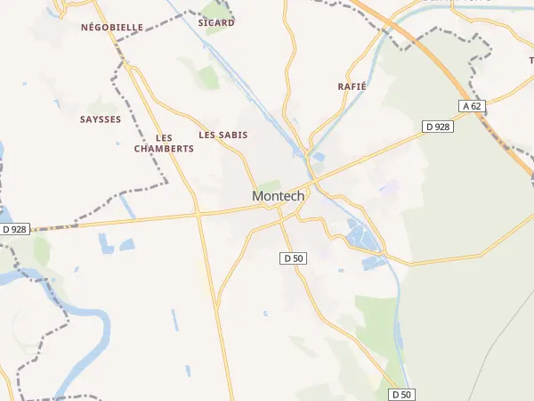Plan de Montech