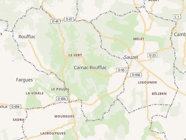 Plan de Carnac-Rouffiac