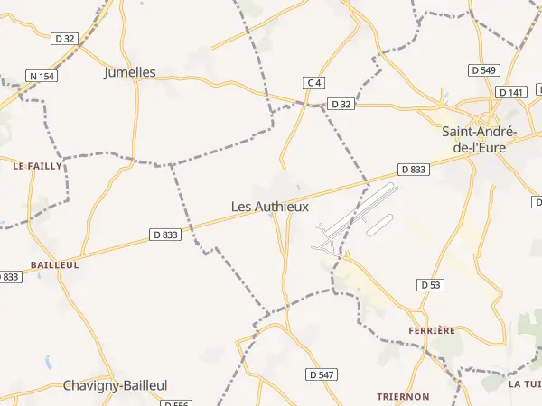 Plan des Authieux