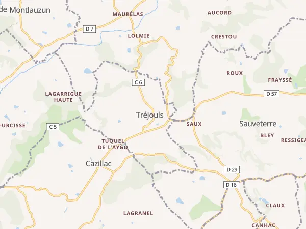 Plan de Tréjouls