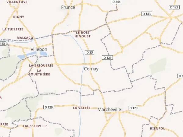 Plan de Cernay