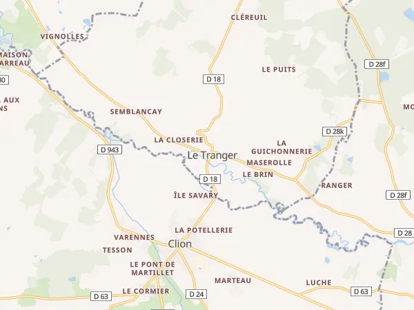 Plan du Tranger