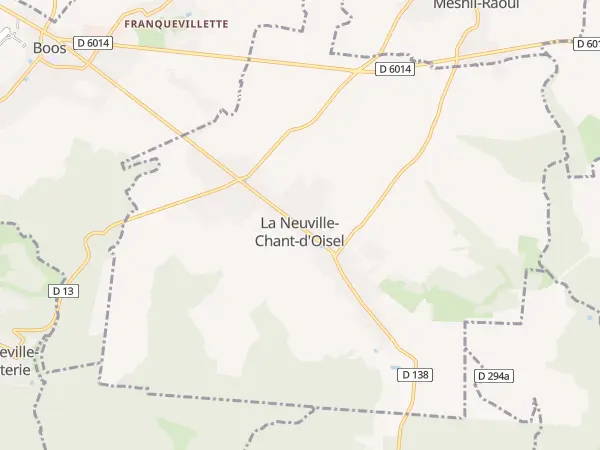 Plan de La Neuville-Chant-d’Oisel