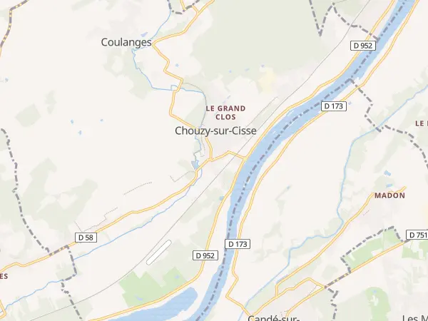 Plan de Valloire-sur-Cisse
