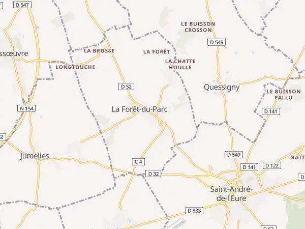 Plan de La Forêt-du-Parc