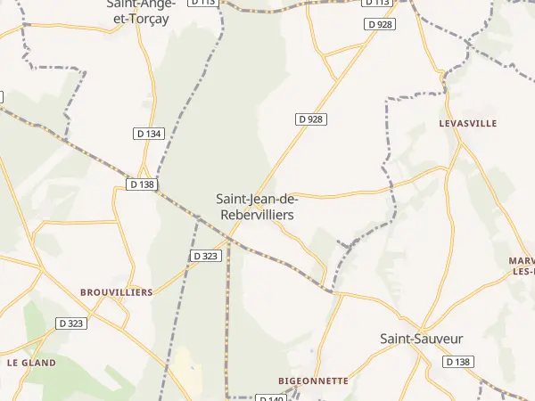 Plan de Saint-Jean-de-Rebervilliers