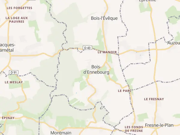 Plan de Bois-d’Ennebourg