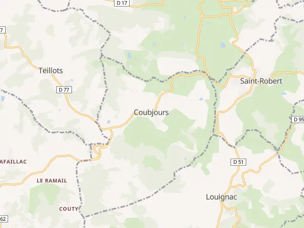 Plan de Coubjours