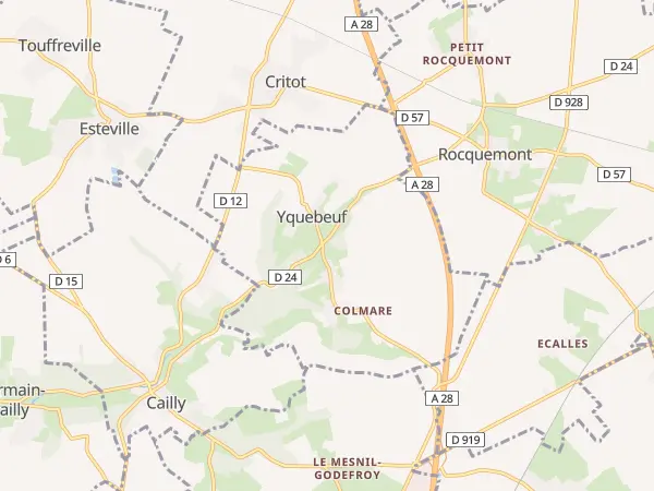 Plan de Yquebeuf