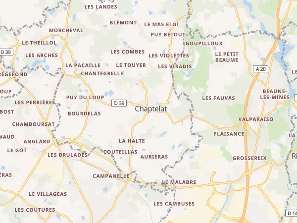 Plan de Chaptelat