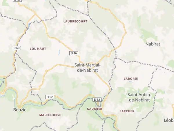 Plan de Saint-Martial-de-Nabirat