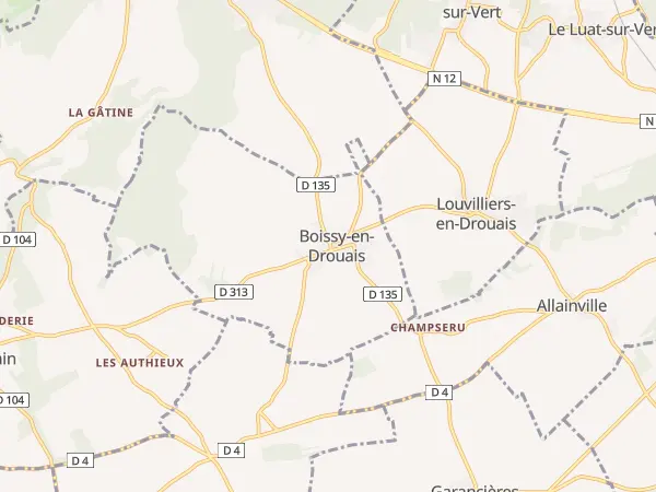 Plan de Boissy-en-Drouais