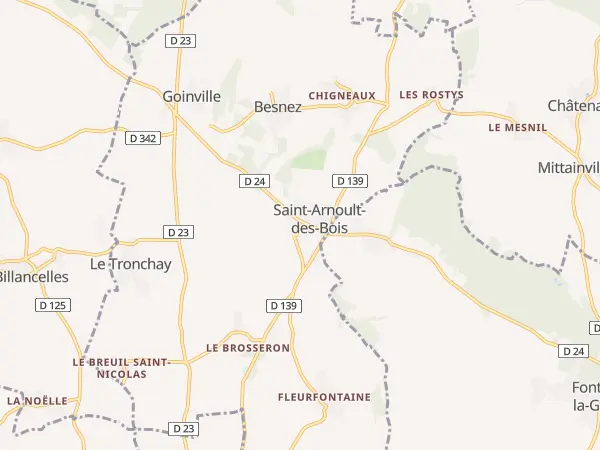 Plan de Saint-Arnoult-des-Bois
