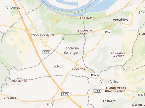 Plan de Fontaine-Bellenger