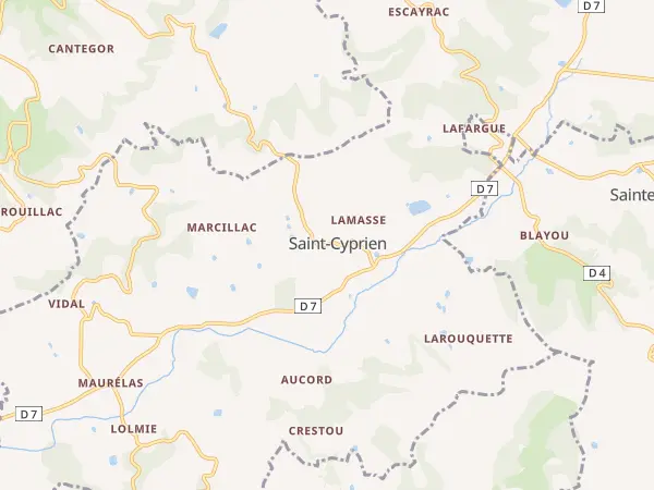 Plan de Lendou-en-Quercy