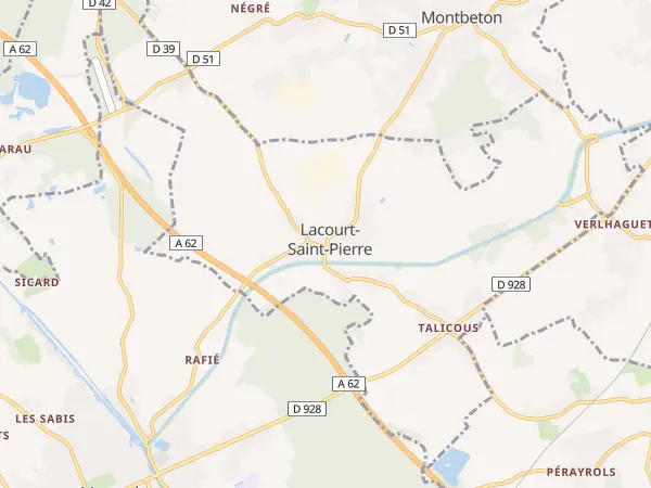Plan de Lacourt-Saint-Pierre