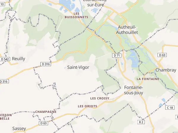 Plan de Saint-Vigor