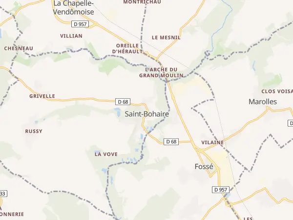 Plan de Saint-Bohaire