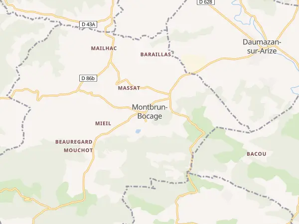 Plan de Montbrun-Bocage