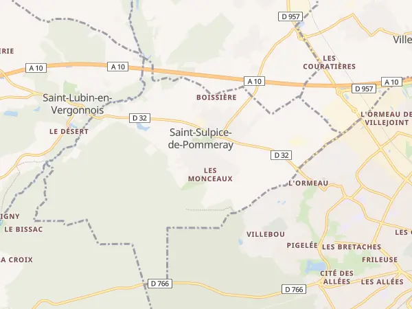 Plan de Saint-Sulpice-de-Pommeray