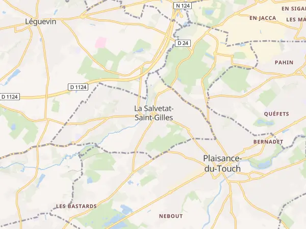 Plan de La Salvetat-Saint-Gilles