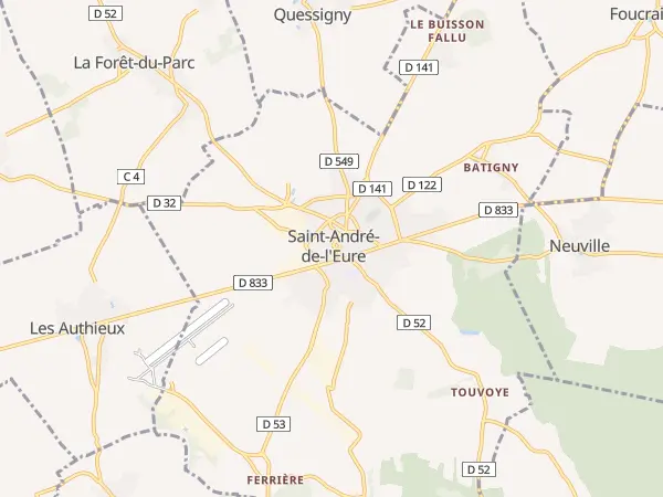 Plan de Saint-André-de-l’Eure