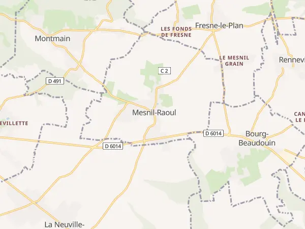 Plan de Mesnil-Raoul