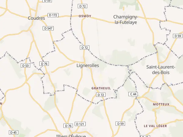 Plan de Lignerolles