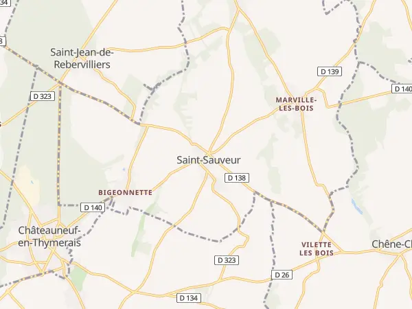 Plan de Saint-Sauveur-Marville