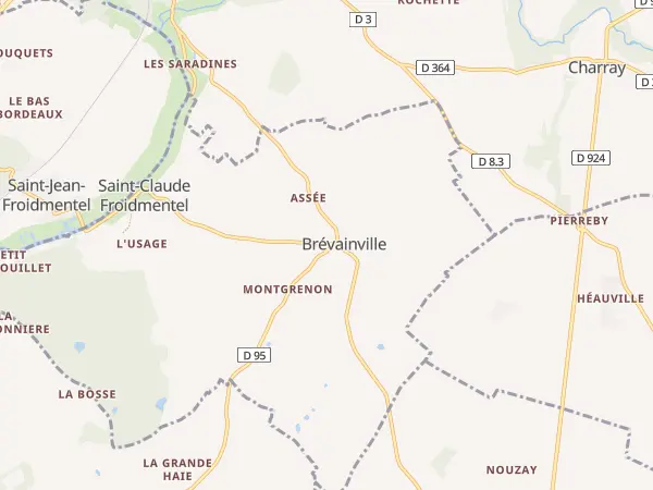 Plan de Brévainville