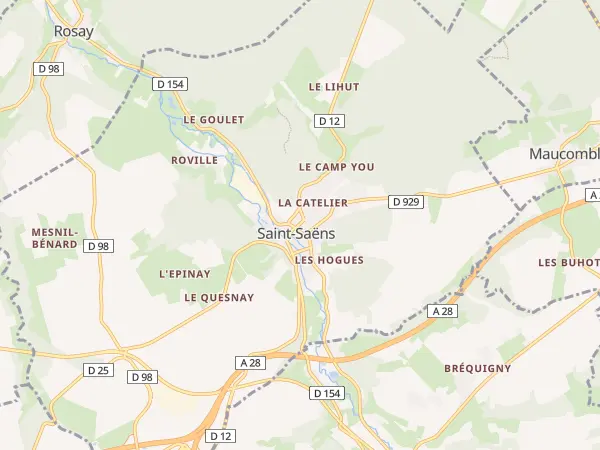 Plan de Saint-Saëns