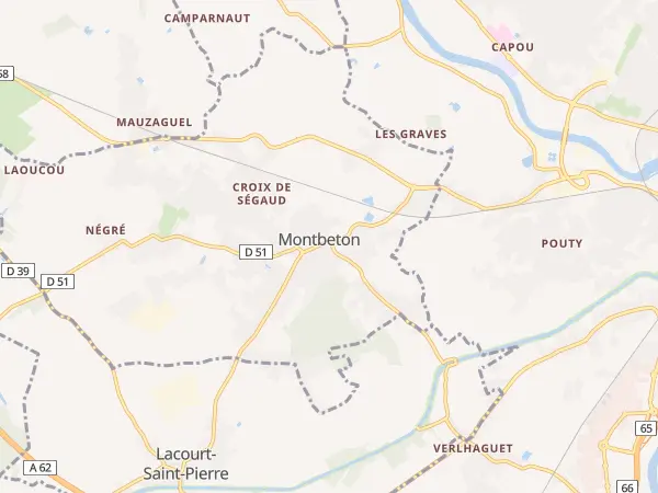 Plan de Montbeton