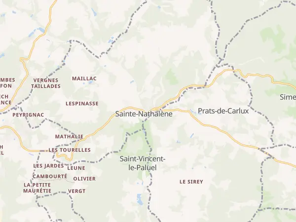 Plan de Sainte-Nathalène