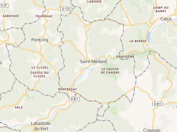 Plan de Saint-Médard