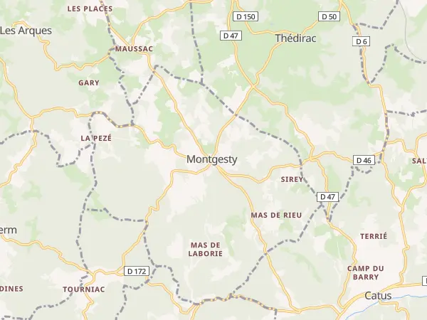 Plan de Montgesty