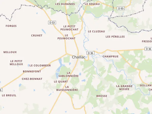 Plan de Chaillac