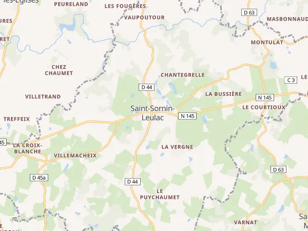 Plan de Saint-Sornin-Leulac